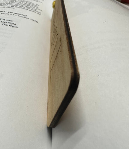 actual handwriting Wooden bookmark, engraved handwriting custom bookmark, wood engraved bookmark, gifts for her, gifts for him,