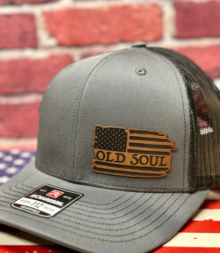 Old Soul, American, Flag hat, Richardson 112 hat