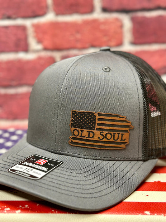 Old Soul, American, Flag hat, Richardson 112 hat