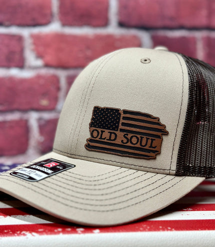 Old Soul, American, Flag hat, Richardson 112 hat