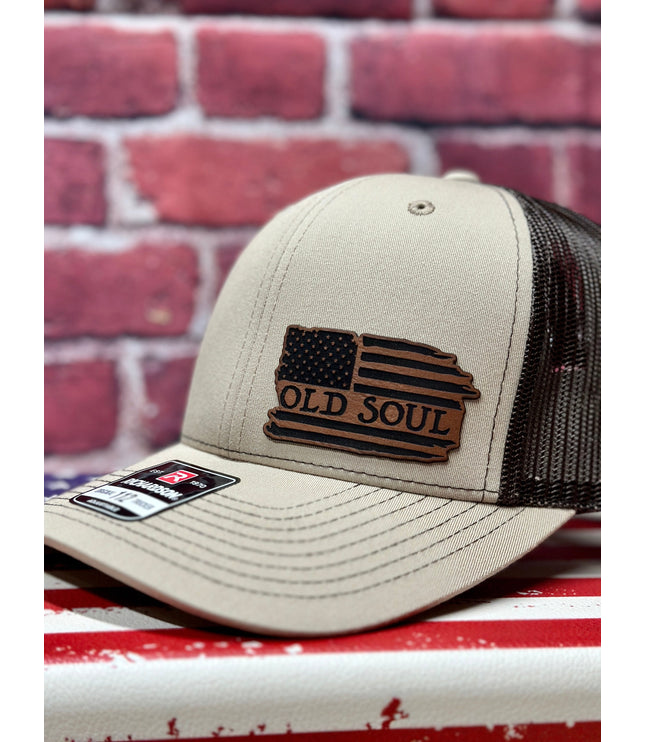 Old Soul, American, Flag hat, Richardson 112 hat