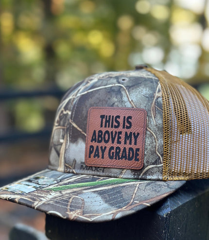 This is above my pay grade hat