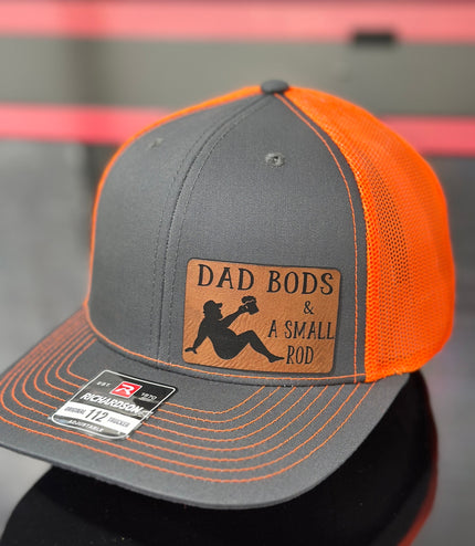Dad Bod, A small rod, leatherette patch hat