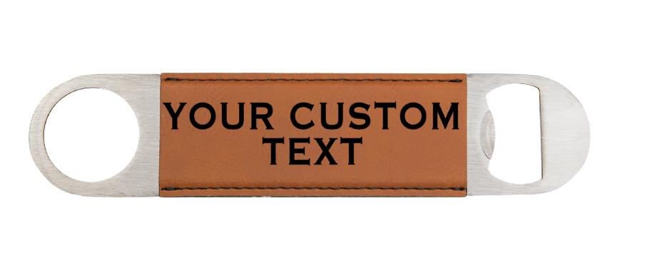 Custom Bottle Opener, Leather bottle opener, wedding favor, grooms gift, birthday party, fathers day, mothers day