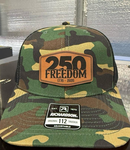 250, freedom, 250 years of freedom, USA, Richardson 112 hat