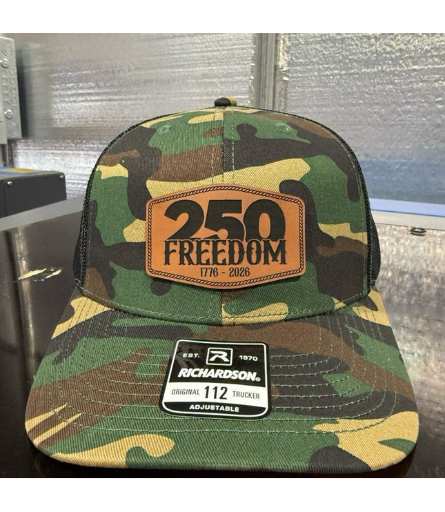 250, freedom, 250 years of freedom, USA, Richardson 112 hat