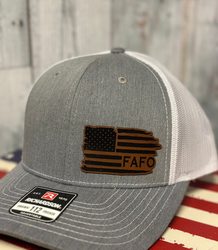 FAFO, American, Flag hat, Richardson 112 hat