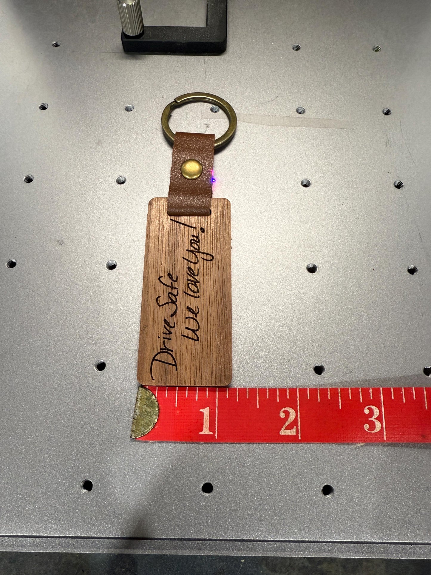 Actual Handwriting Keychain, Engraved Keychain, Actual Signature Keychain, Handwriting Keychain, Memorial Keychain