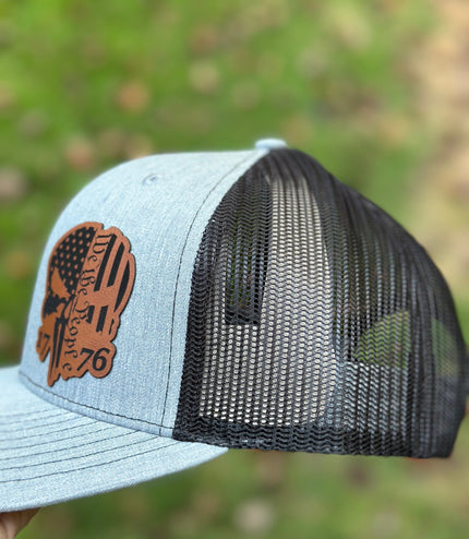 We the people Punisher 1776, leatherette patch hat,