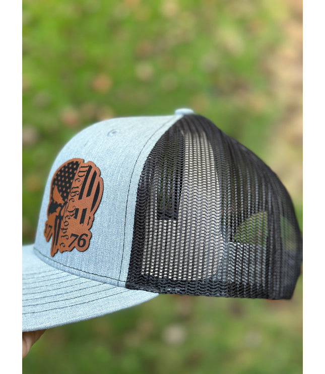 We the people Punisher 1776, leatherette patch hat,