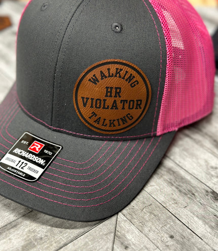 Walking Talking HR Violator hat, funny hat