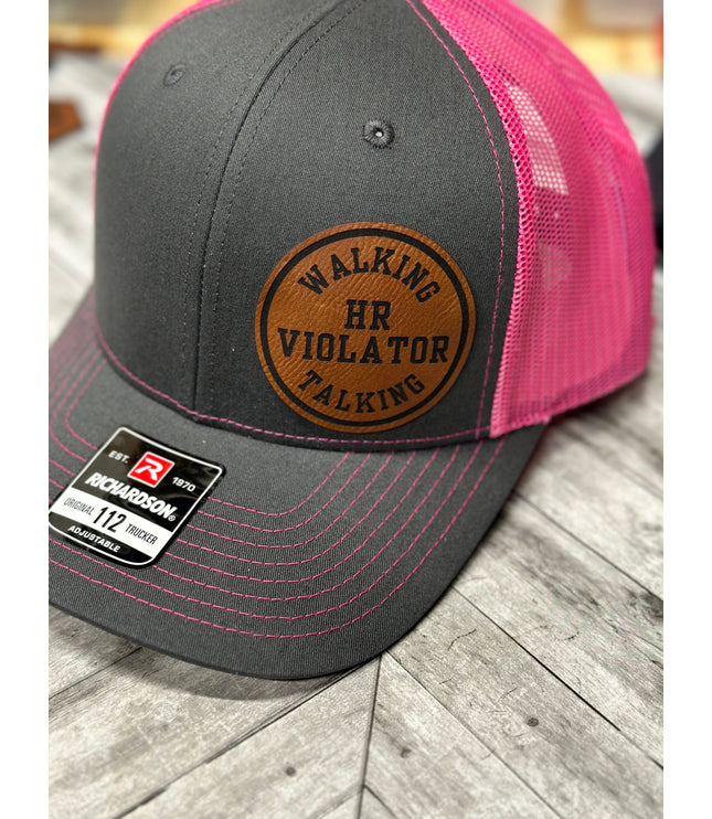 Walking Talking HR Violator hat, funny hat