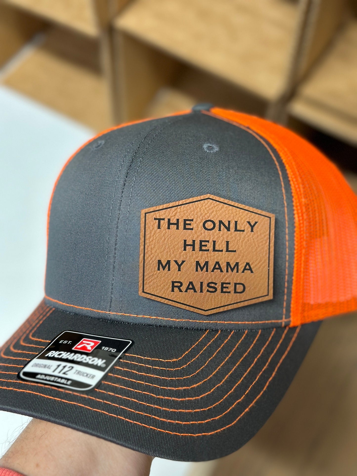 The only H my mama raised, Richardson 112, patch hat