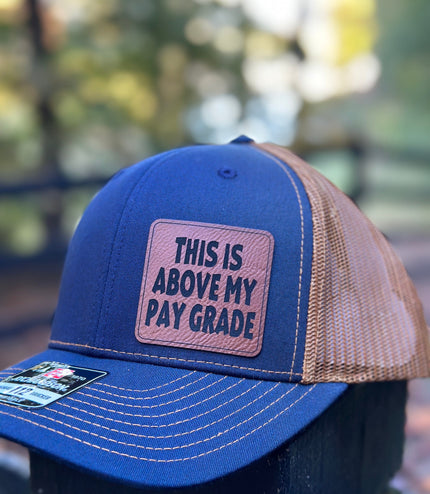 This is above my pay grade hat