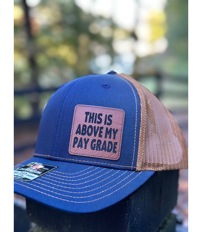 This is above my pay grade hat