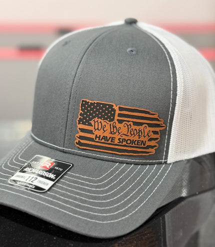 We the people have spoken, 2025, leatherette patch hat, American, Richardson112