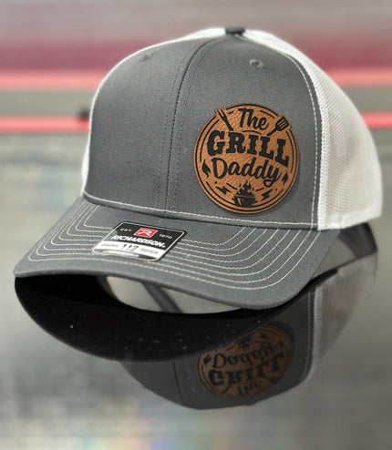 Grill Daddy, leatherette patch hat