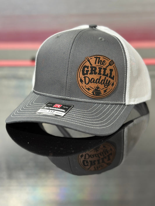 Grill Daddy, leatherette patch hat