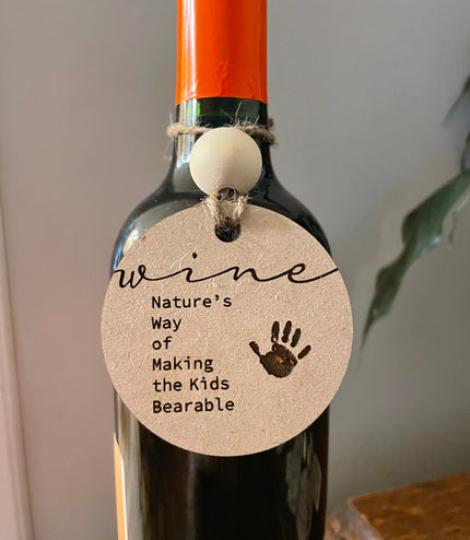Wine tag, gift tag, bridal shower, wedding gift, wine charm, birthday, housewarming, hanger, stocking stuffer, christmas