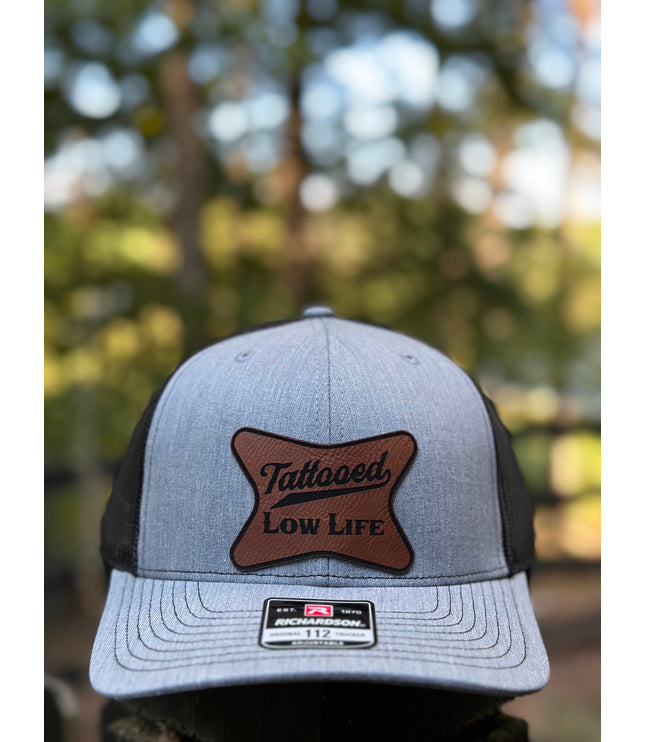 Tattooed Lowlife, leatherette patch hat,