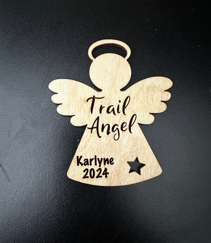 Trail Angel,  hiking Angel, Angel Ornament, Angel, Mom, Dad, Sister, Brother, memorial personalized ornament