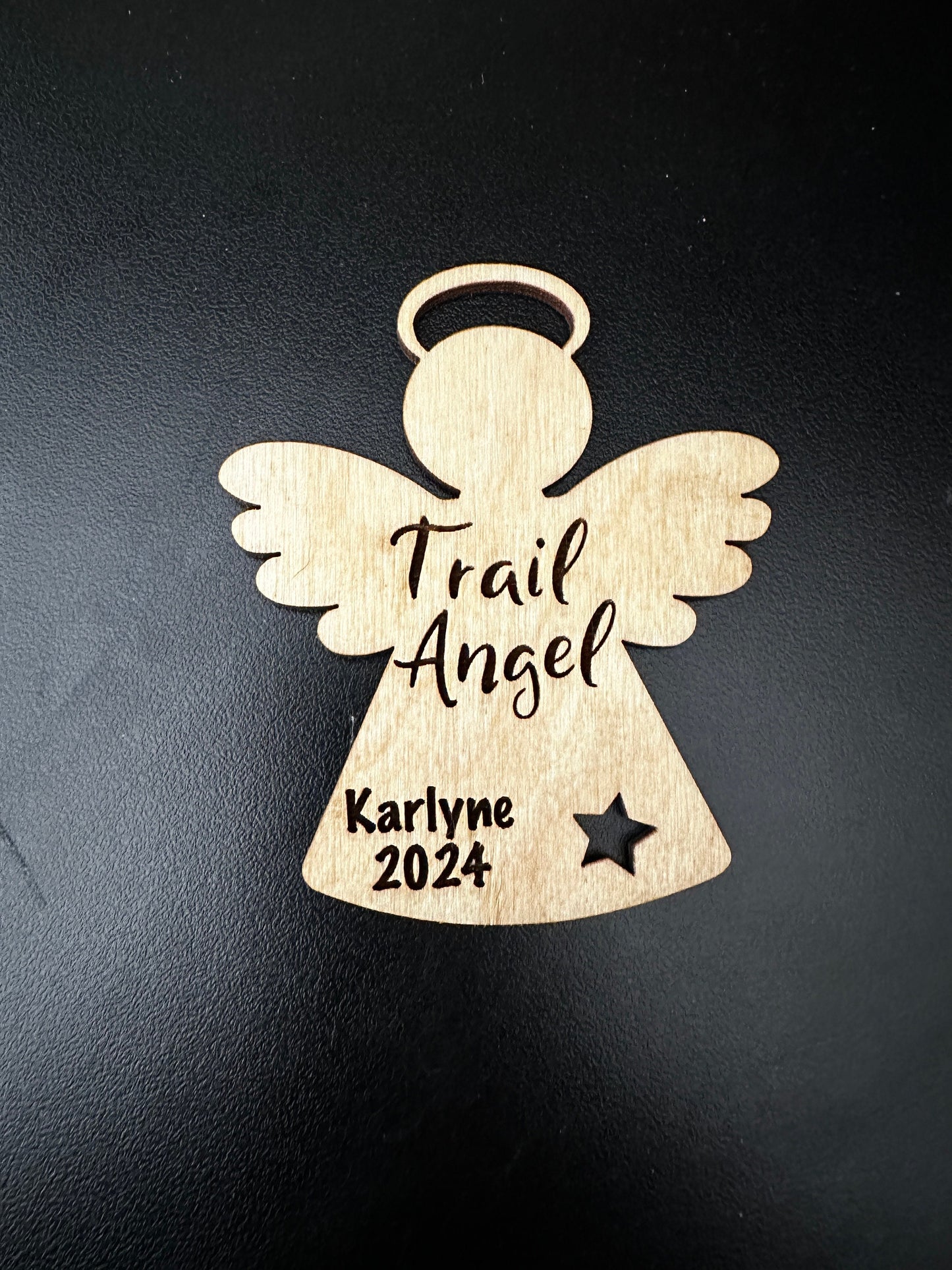 Trail Angel,  hiking Angel, Angel Ornament, Angel, Mom, Dad, Sister, Brother, memorial personalized ornament