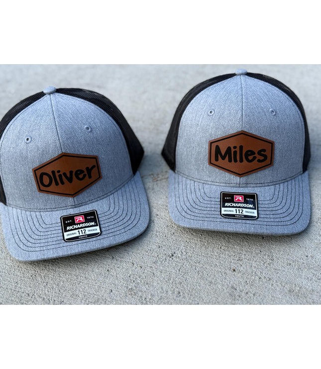 Custom Youth Hat - Personalized Name Patch - Richardson 112 Kids Hat