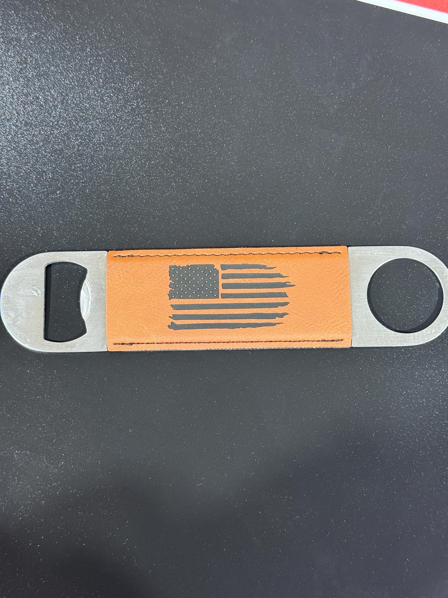 Custom Bottle Opener, Leather bottle opener, wedding favor, grooms gift, birthday party, fathers day, mothers day