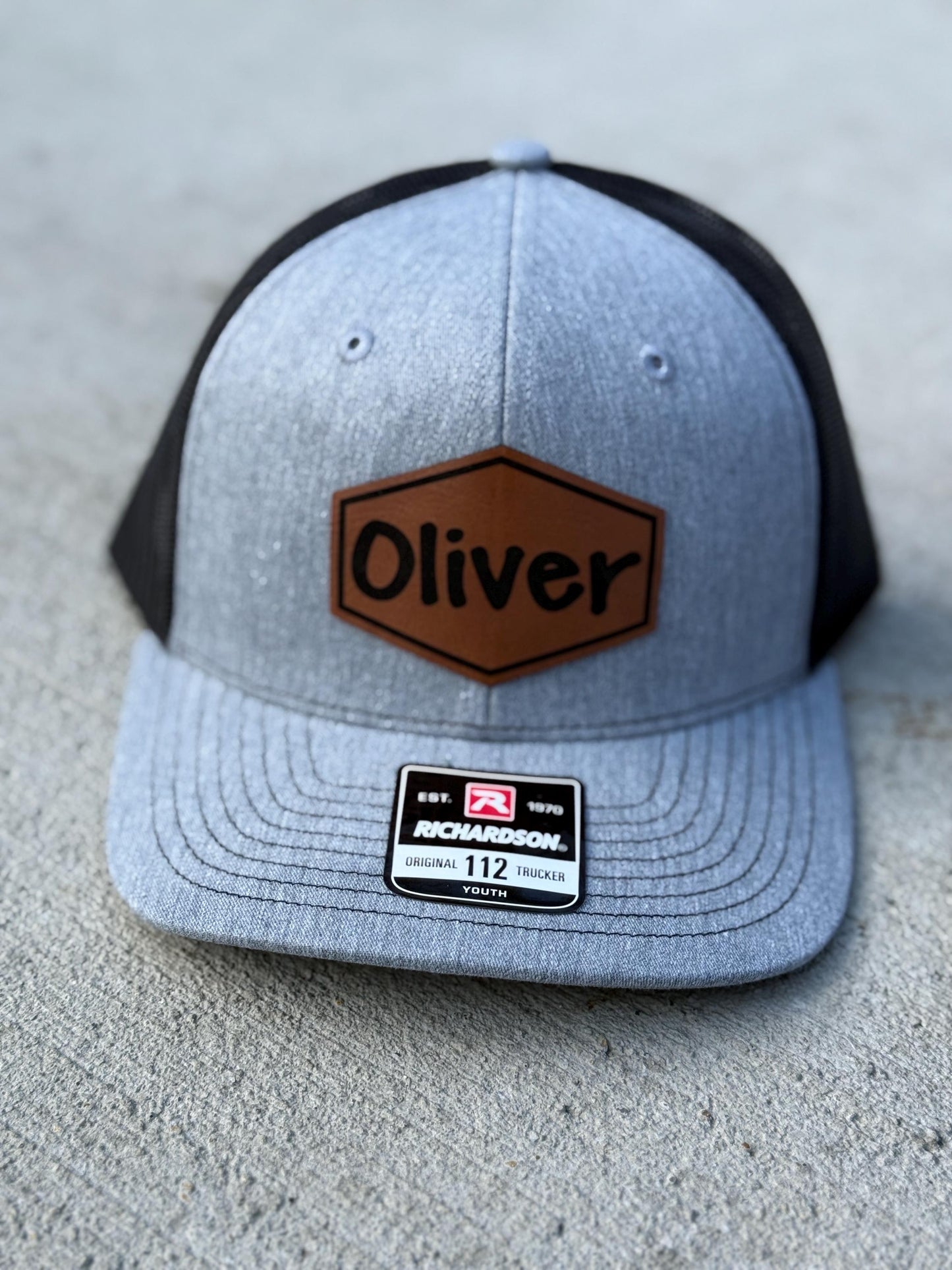 Custom Youth Hat - Personalized Name Patch - Richardson 112 Kids Hat