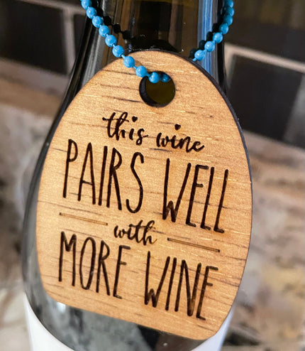 Wine tag, gift tag, bridal shower, wedding gift, wine charm, birthday, housewarming, hanger, stocking stuffer, christmas