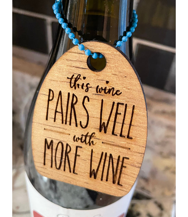Wine tag, gift tag, bridal shower, wedding gift, wine charm, birthday, housewarming, hanger, stocking stuffer, christmas