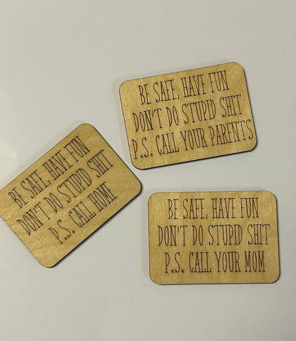 Don’t do stupid magnet, fridge magnet, college dorm, dorm room, reminder, husband, wife, student, graduation gift, stocking stuffer