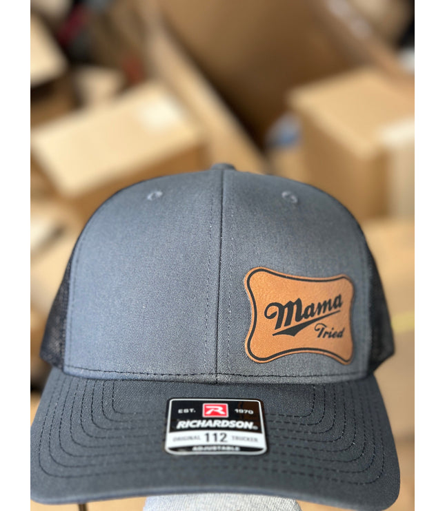 Mama Tried Leatherette patch hat