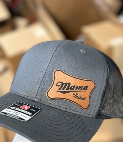 Mama Tried Leatherette patch hat