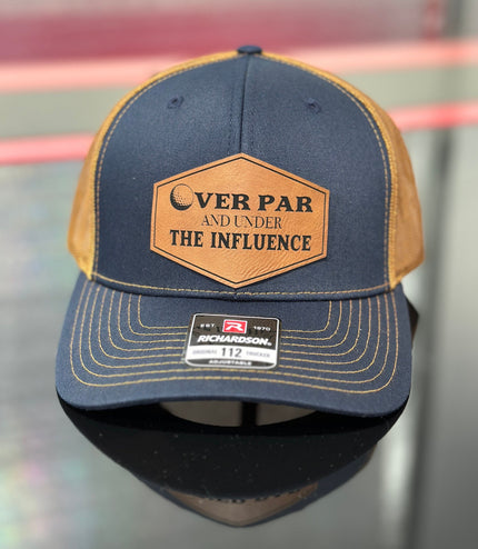 Over par and under the influence, golf hat, Father’s Day