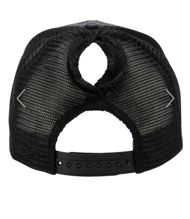 Pumpkin Spice Junkie Ponytail Hat: Fall Vibes Snapback
