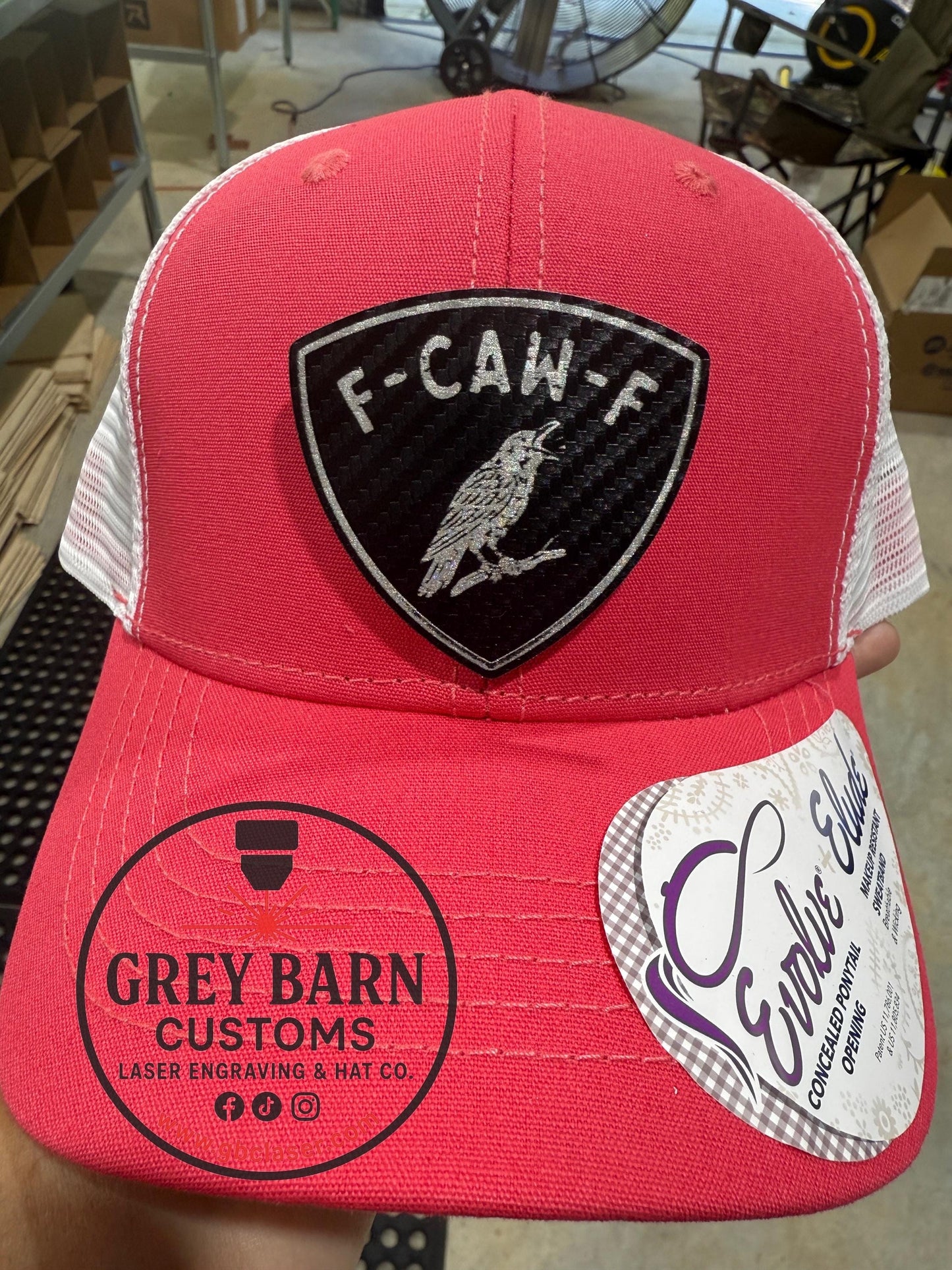 F Caw F, crow, funny hat