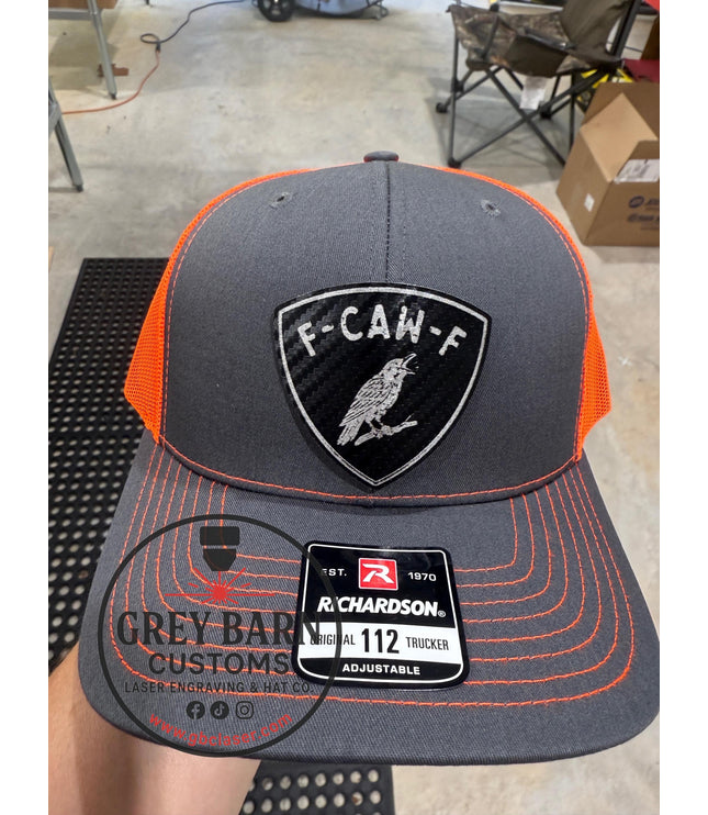 F Caw F, crow, funny hat