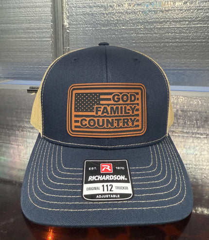 God Family Country, Hat, CK, Richardson 112