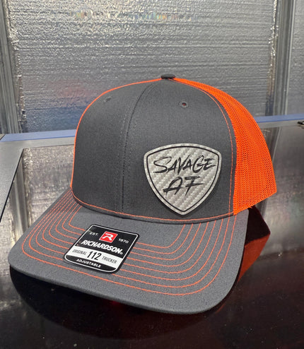 Savage AF, hat, silver patch