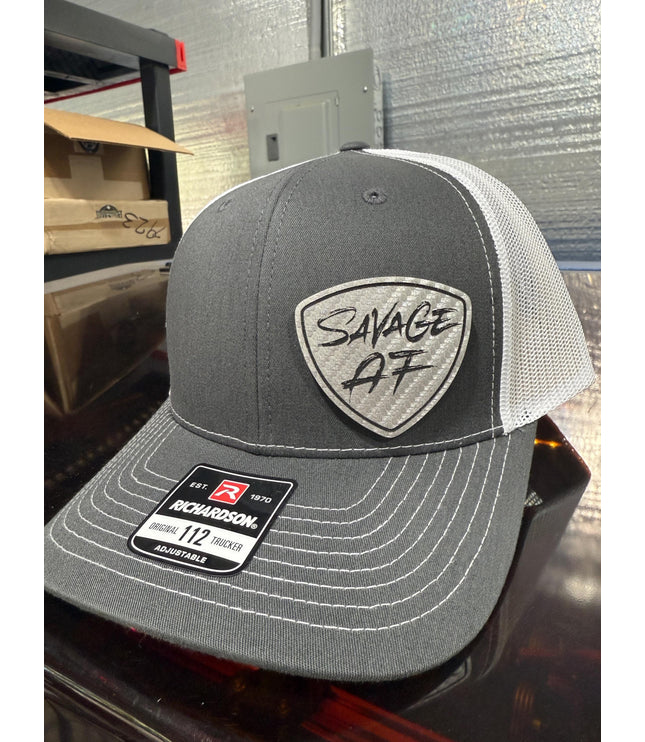 Savage AF, hat, silver patch