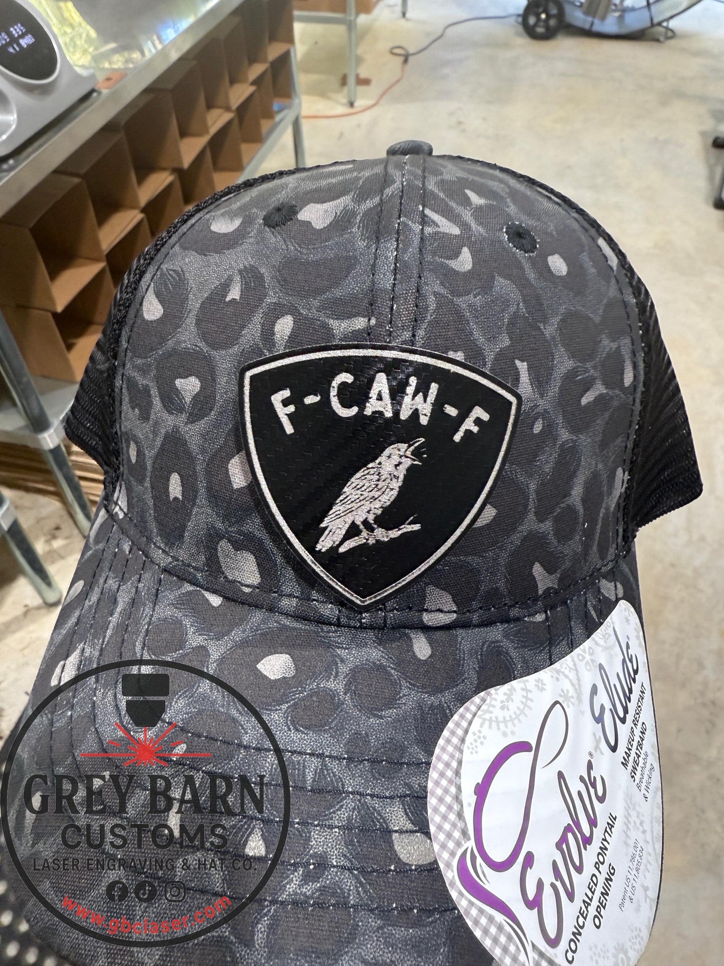 F Caw F, crow, funny hat