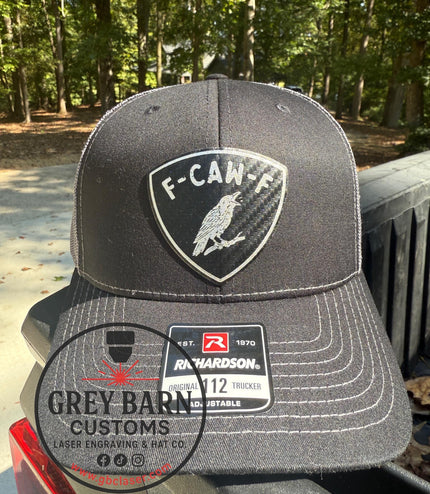 F Caw F, crow, funny hat