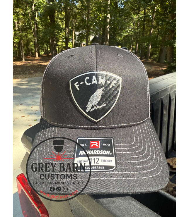 F Caw F, crow, funny hat