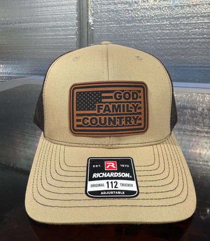 God Family Country, Hat, CK, Richardson 112