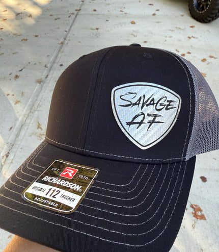 Savage AF, hat, silver patch