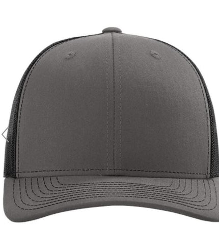 Eat Local hat, deer turkey fish, linen camo patch, Richardson 112 hat