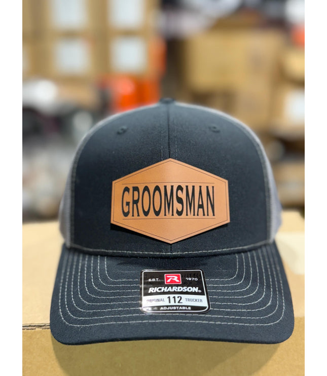 Groom, Bestman, Groomsman, father of the bride, wedding party hat
