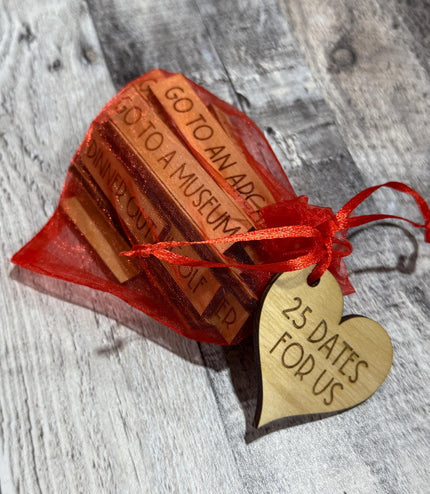 Date night ideas, 25 date nights, wedding gift for couple, couple gift, valentines gift